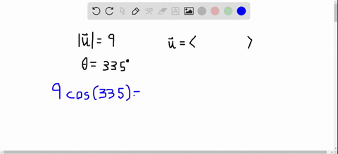 find-the-vector-given-its-magnitude-and-direction-angle-mathbfu9-theta335circ-2