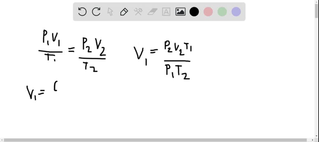 ⏩SOLVED:An ideal gas originally at 0.85 atm and 66^∘ C was allowed
