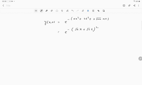 the-transverse-displacement-yx-t-of-a-wave-on-a-string-is-given-by-yx-te-tleftx2b-t22-sqrta-b-mathrm