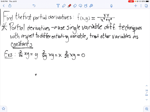 find-both-first-partial-derivatives-zfracx-yx2y2