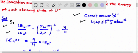 the-ionization-energy-of-mathrmhe-is-196-times-10-18-mathrmj-atom-1-calculate-the-energy-of-the-firs