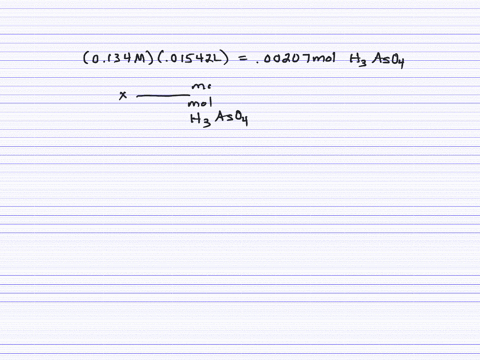 53-the-molarity-of-iodine-in-solution-can-be-determined-by-titration-with-arsenious-acid-mathrmh_3-m