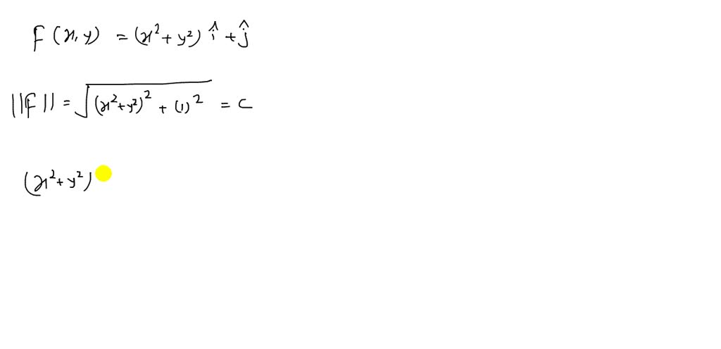 SOLVED:Sketch several representative vectors in the vector field. 𝐅(x ...