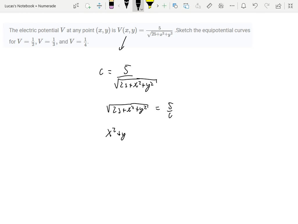 solved-the-electric-potential-at-a-point-x-y-of-the-x-y-plane-is-v
