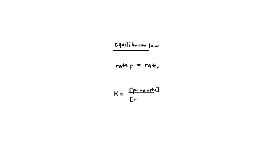 ⏩SOLVED:What is an equilibrium law? How is the term reaction… | Numerade