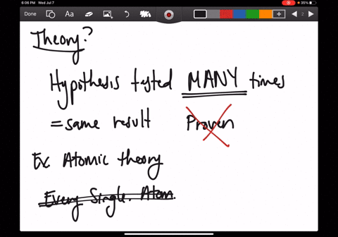 in-science-a-theory-should-a-be-viewed-as-knowledge-b-be-supported-by-a-substantial-body-of-evidence