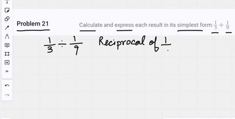 calculate-and-express-each-result-in-its-simplest-formfrac13-div-frac19