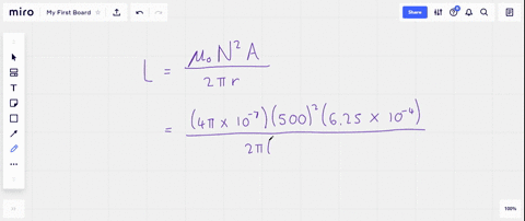 a-toroidal-solenoid-has-500-turns-cross-sectional-area-625-mathrmcm2-and-mean-radius-400-mathrmcm-a-