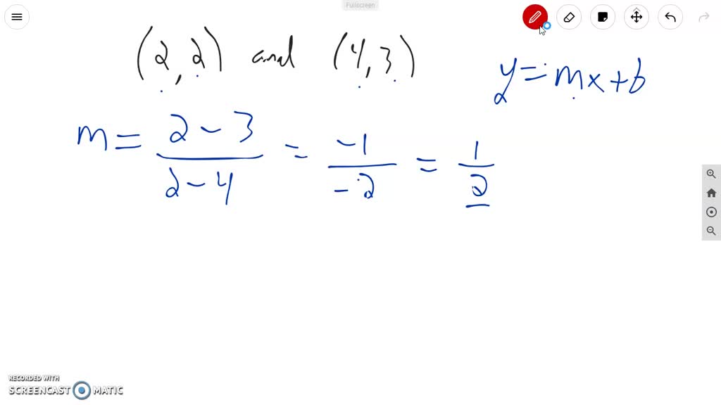 Write an equation for each line described. Give a…