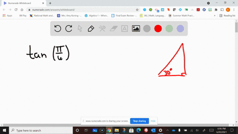 for-problems-21-24-find-the-exact-value-of-the-circular-function-no-decimals-tan-fracpi6