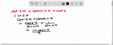 prove-that-cot-2-xoperatornamecosec-2-xcot-x
