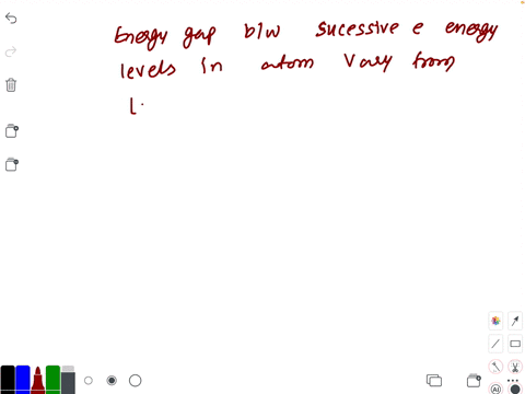 how-do-the-energy-gaps-between-successive-electron-energy-levels-in-an-atom-vary-from-low-to-high-n-