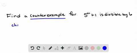 find-a-counterexample-for-each-statement-5n1-is-divisible-by-6