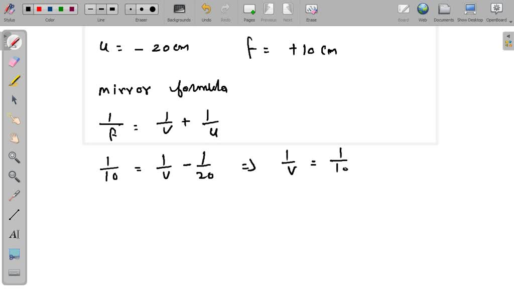 SOLVED Focal length of an equiconvex lens is 20 cm. If we cut it once