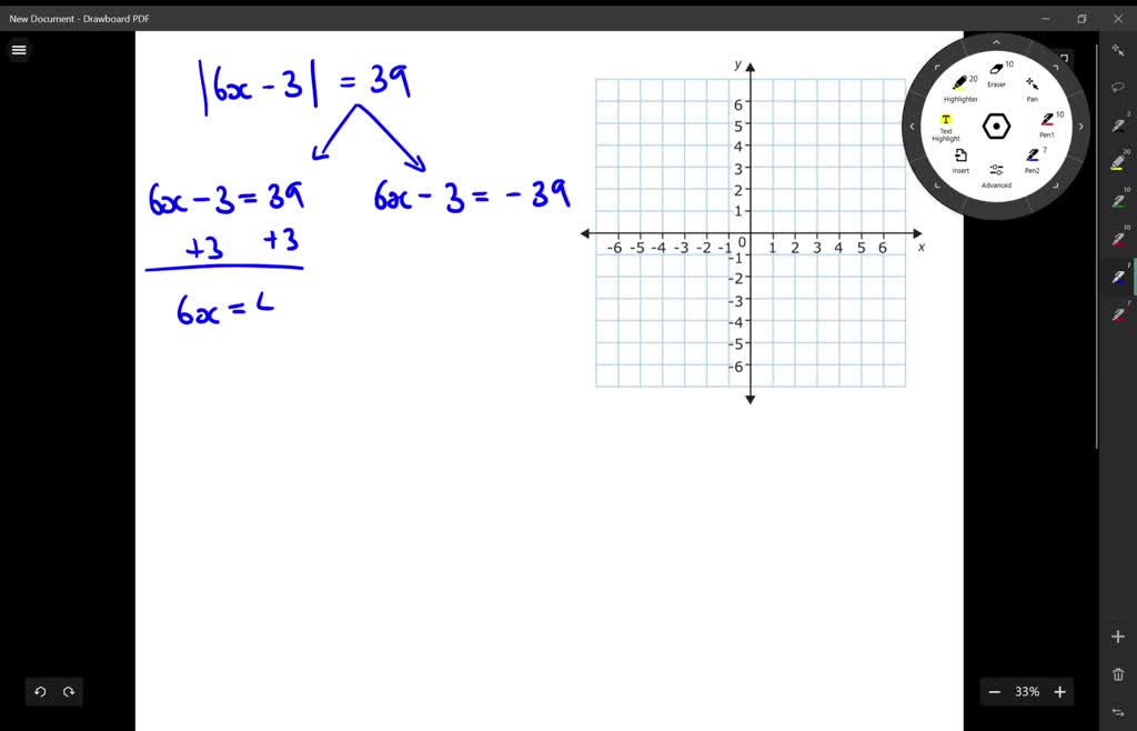 Solve the absolutevalue equation. If the equation has no solution