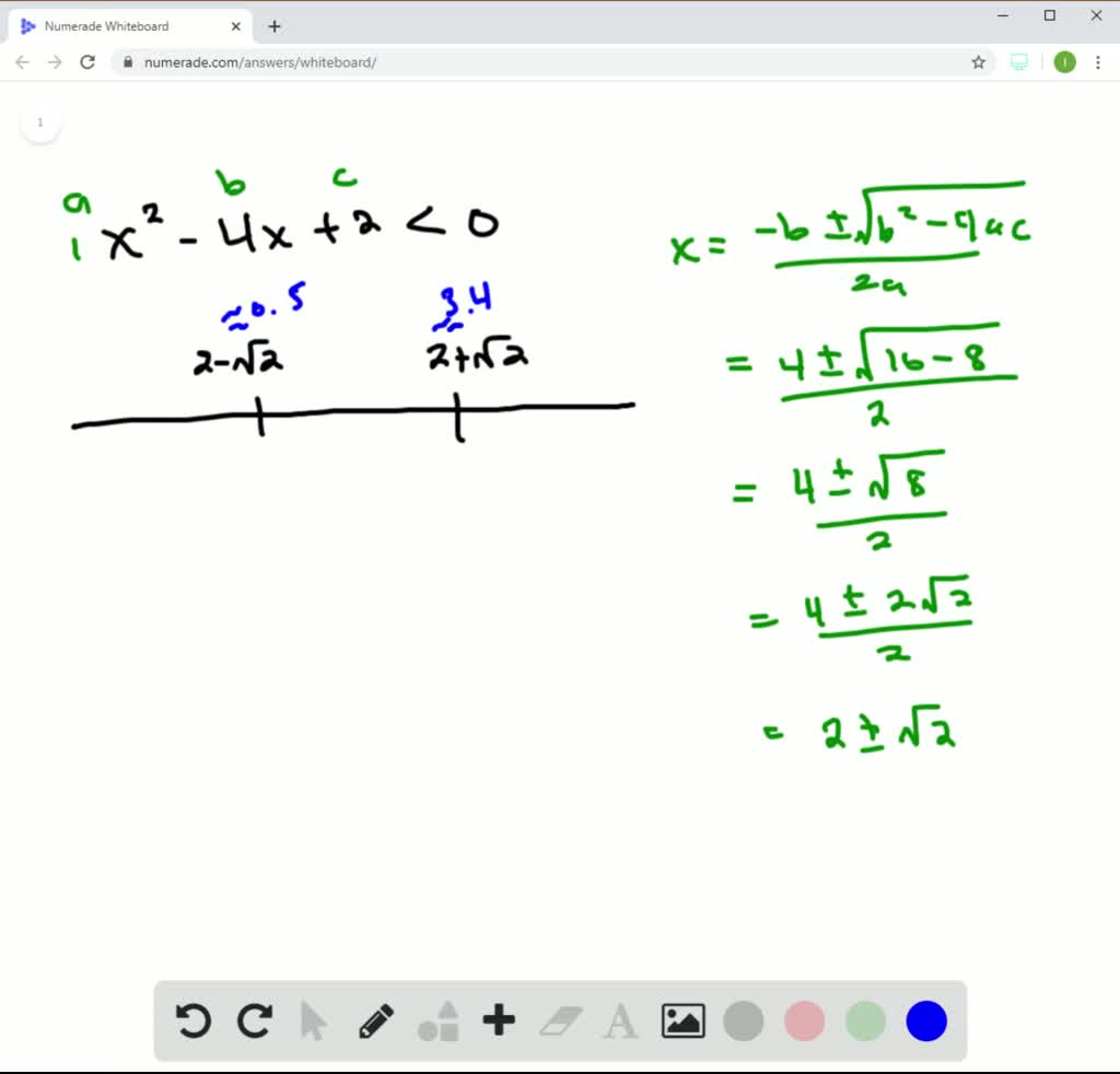 SOLVEDUse the testpoint method to solve each inequality. State the