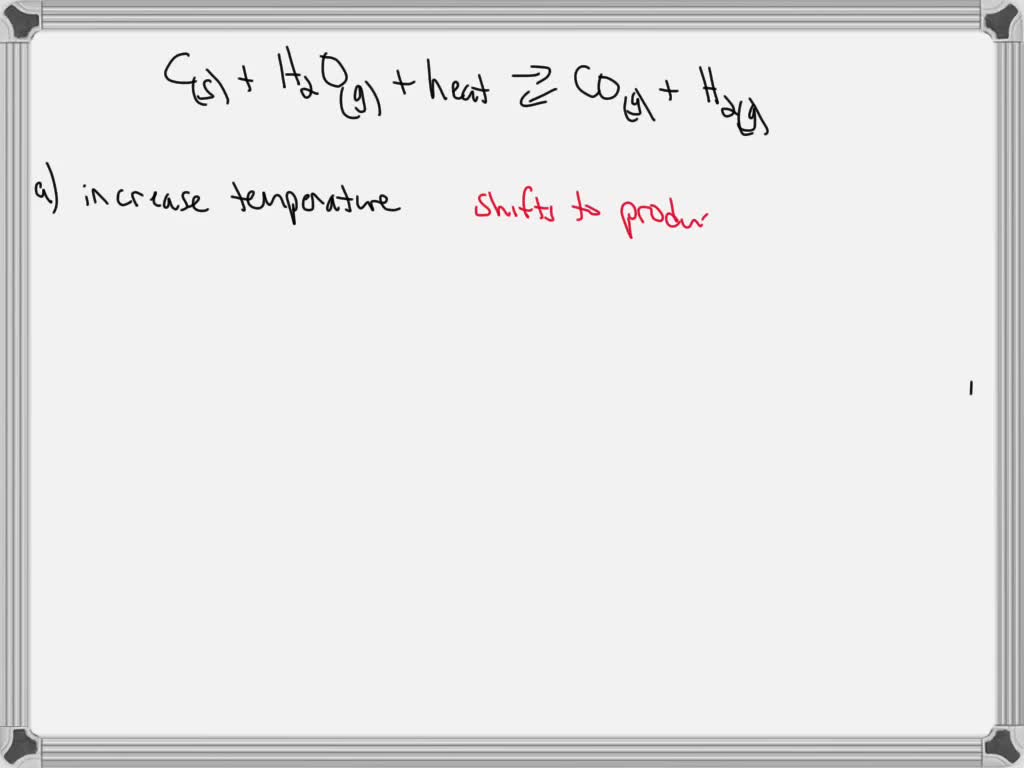 SOLVEDSuppose that the following endothermic reaction is at