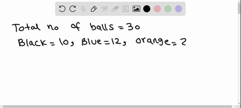 a-box-contains-30-balls-among-them-10-are-black-12-are-blue-and-the-rest-are-orange-what-is-the-prob