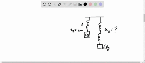 in-the-figure-three-identical-springs-are-shown-from-spring-a-a-mass-of-4-mathrmkg-is-hung-and-sprin