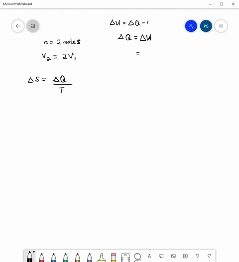 two-moles-of-an-ideal-gas-undergo-an-isothermal-free-expansion-doubling-in-volume-determine-the-chan