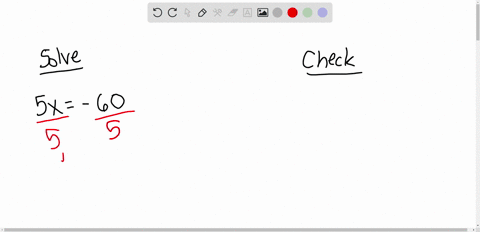 solve-each-equation-and-check-the-solution-5-x-60