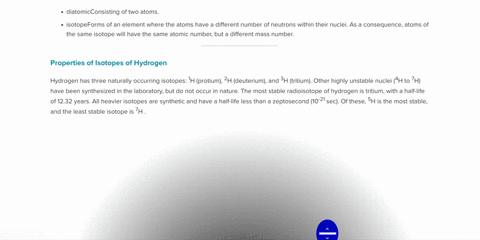 describe-the-compositions-of-the-three-isotopes-of-hydrogen-write-the-symbol-and-give-the-name-of-ea