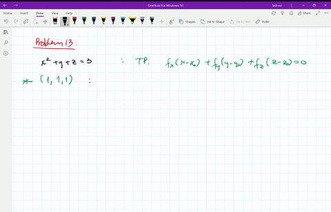 find-an-equation-of-the-plane-tangent-to-the-following-surfaces-at-the-given-points-two-planes-and-t