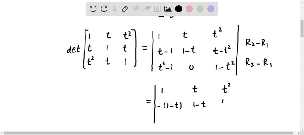 SOLVED Use row operations to simplify and compute these Numerade