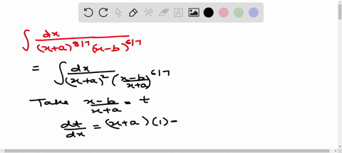 int-fracd-xxan-7x-b67-is-equal-to-a-leftfrac7abrightleftfracxax-bright17c-b-leftfrac7abrightleftfrac
