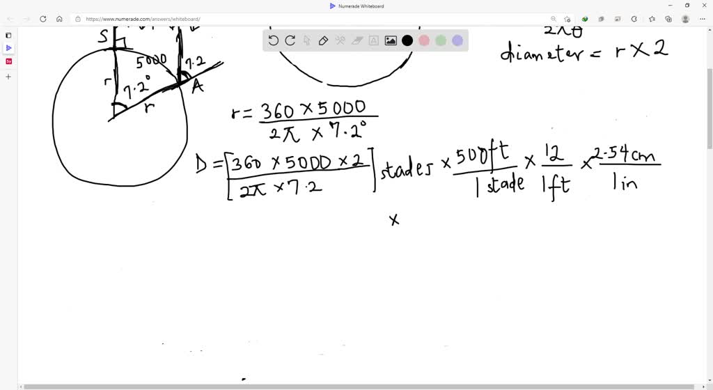 The Greek mathematician Eratosthenes noticed that on a certain day at ...