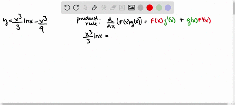 in-exercises-5-36-find-the-derivative-of-y-with-respect-to-x-t-or-theta-as-appropriate-yfracx33-ln-x