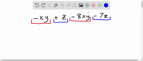 simplify-the-algebraic-expressions-by-combining-similar-terms-objective-1-x-yz-8-x-y-7-z