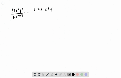 simplify-the-expression-frac42-x4-y36-x3-y9