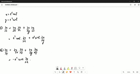 if-xes-cos-t-yes-sin-t-show-that-fracpartial2-upartial-x2fracpartial2-upartial-y2e-2-sleftfracpartia