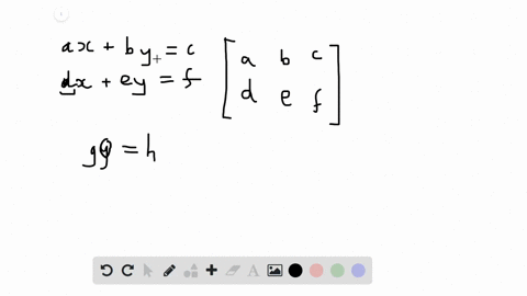 SOLVED:Describe how to use matrices and row operations to solve a ...