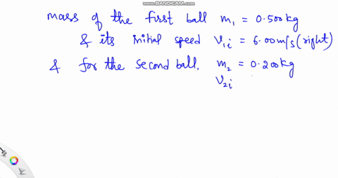 one-ball-of-mass-0500-mathrmkg-traveling-600-mathrmm-mathrms-to-the-right-collides-with-a-ball-of-ma