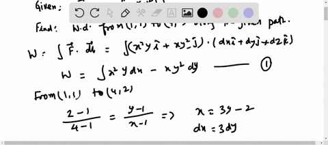 find-the-work-done-by-the-force-fx2-y-i-x-y2-j-along-the-paths-shown-from-11-to-42