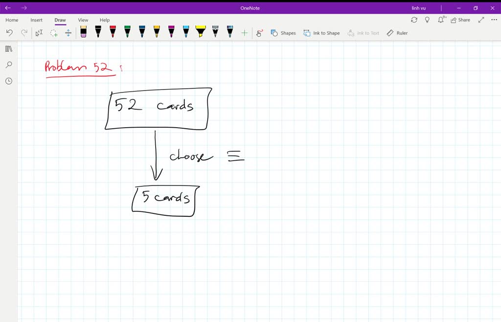 SOLVEDA standard card deck has 52 cards. How many fivecard hands are