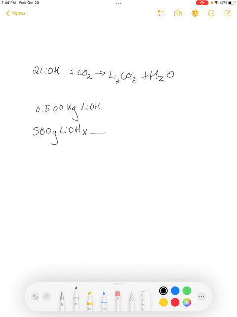 this-reaction-between-lithium-hydroxide-and-carbon-dioxide-has-been-used-to-scrub-mathrmco_2-from--2