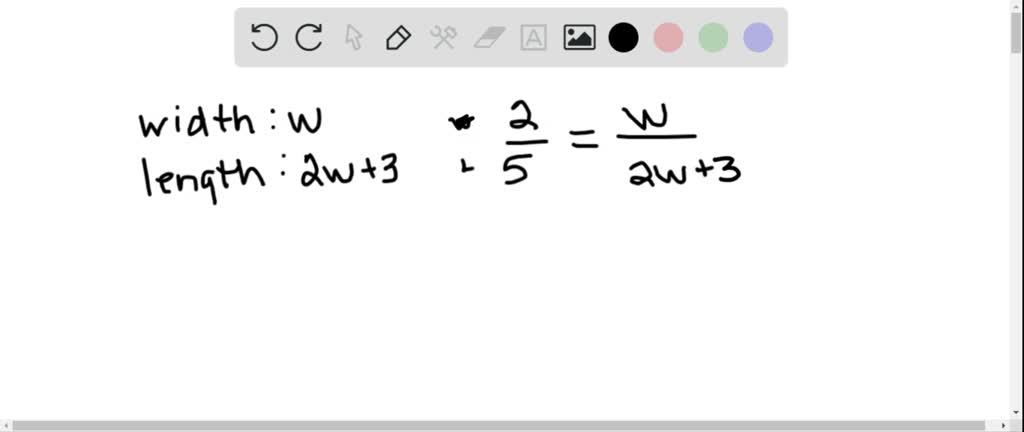 solved-if-the-ratio-of-the-length-to-the-width-of-a-rectangle-is-3-2