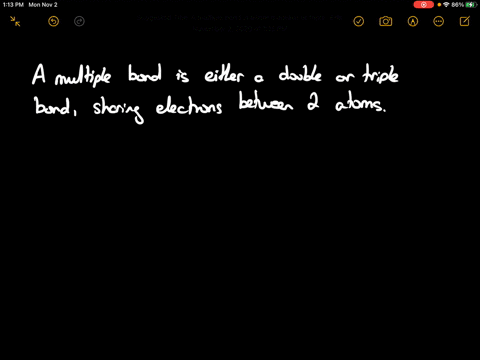 what-is-a-multiple-bond-distinguish-among-single-double-and-triple-bonds