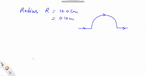 find-the-magnetic-field-in-the-center-of-a-wire-semicircle-like-that-shown-in-the-figure-with-radius
