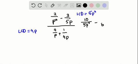 simplify-each-complex-fraction-use-either-method-fracfrac2p2-frac35-pfrac4pfrac14-p