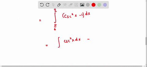 1-49-evaluate-the-integral-int_pi-6pi-2-cot-2-x-d-x