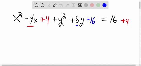 the-equation-of-a-circle-is-x2-4-xy28-y16-find-the-center-and-radius-of-the-circle
