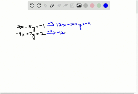 solve-each-system-using-the-elimination-method-beginarrayc3-x-5-y-1-4-x7-y2endarray