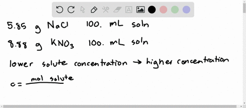 suppose-you-have-two-aqueous-solutions-separated-by-a-semipermeable-membrane-one-contains-585-g-of-m