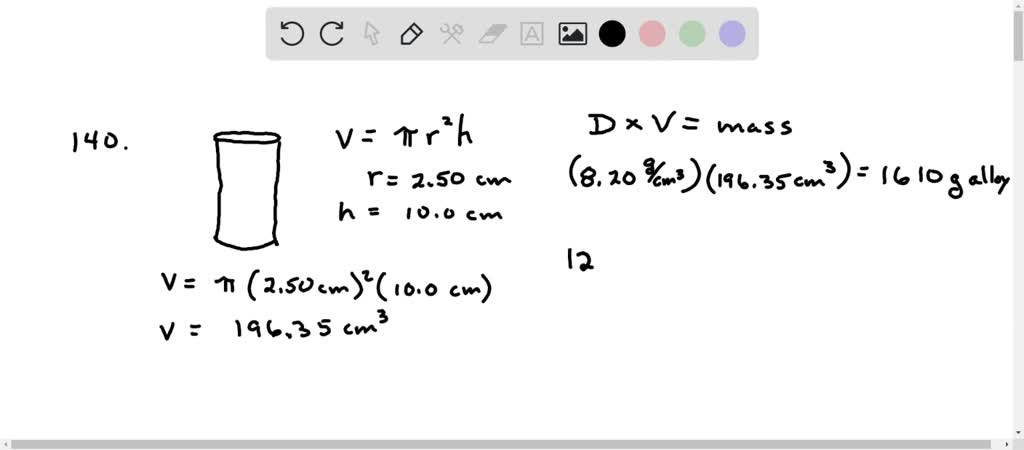 Solved A Container That Measures 3 0 Nm By 6 0 Cm By 4 0 M Has 7 5 A 1025 Cobalt Atoms Per I L A Pack Of Pens Put Into The Container Absorbs 4 3 A 105