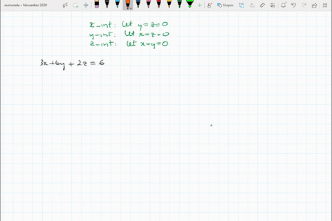 find-the-intercepts-and-sketch-the-graph-of-the-plane-3-x6-y2-z6