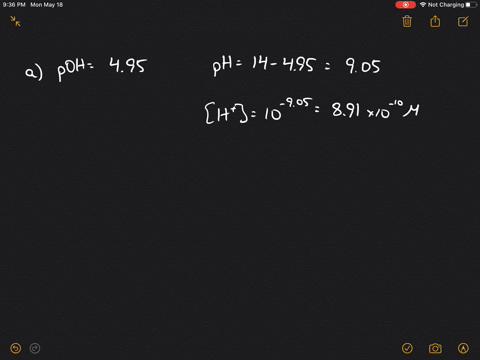 Solved Calculate The Hydrogen Ion Concentration In Moles Per Liter For Solutions With Each Of The Following Ph Values A Mathrm Ph 9 01 C Mathrm Ph 1 02 B Mathrm Ph 6 89 D Mathrm Ph 7 00 Solved Calculate The Hydrogen Ion Concentration In Moles Per Liter For Solutions With Each Of The Following Ph Values A Mathrm Ph 9 01 C Mathrm Ph 1 02 B Mathrm Ph 6 89 D Mathrm Ph 7 00
